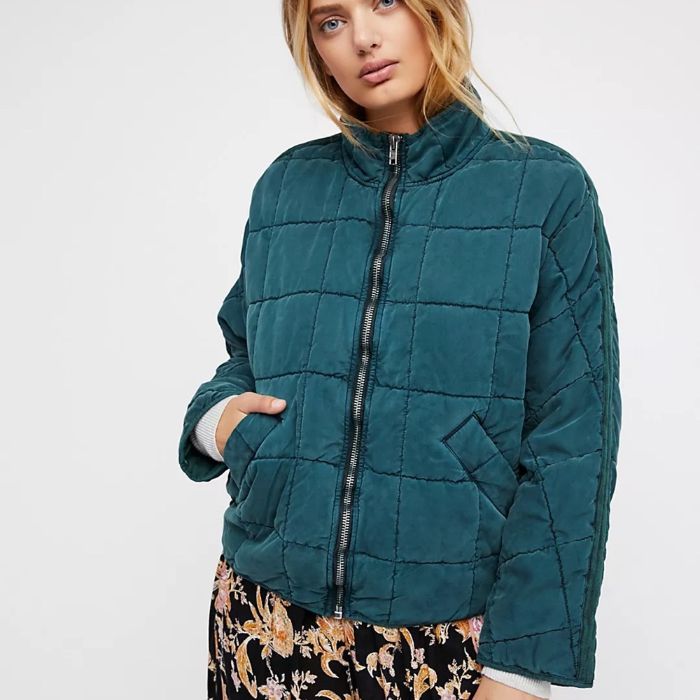 Free People Dolman Quilted Jacket